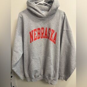 Gildan Gray Nebraska Sweater